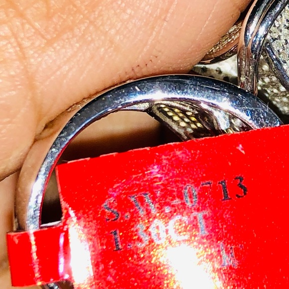 CERTIFIED Real Diamond Ring NOT CZ NOT FAKE. SALE - Picture 7 of 7